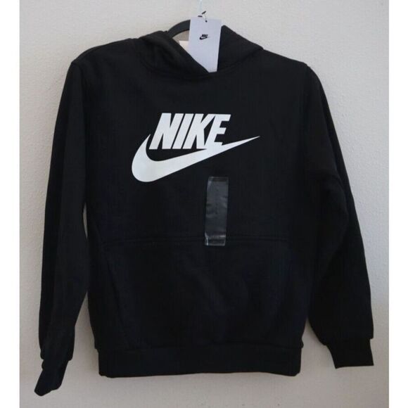 Nike FD2988-010 Big Kids' Sz L Black Sportswear Club Fleece Hoodie - Picture 1 of 7